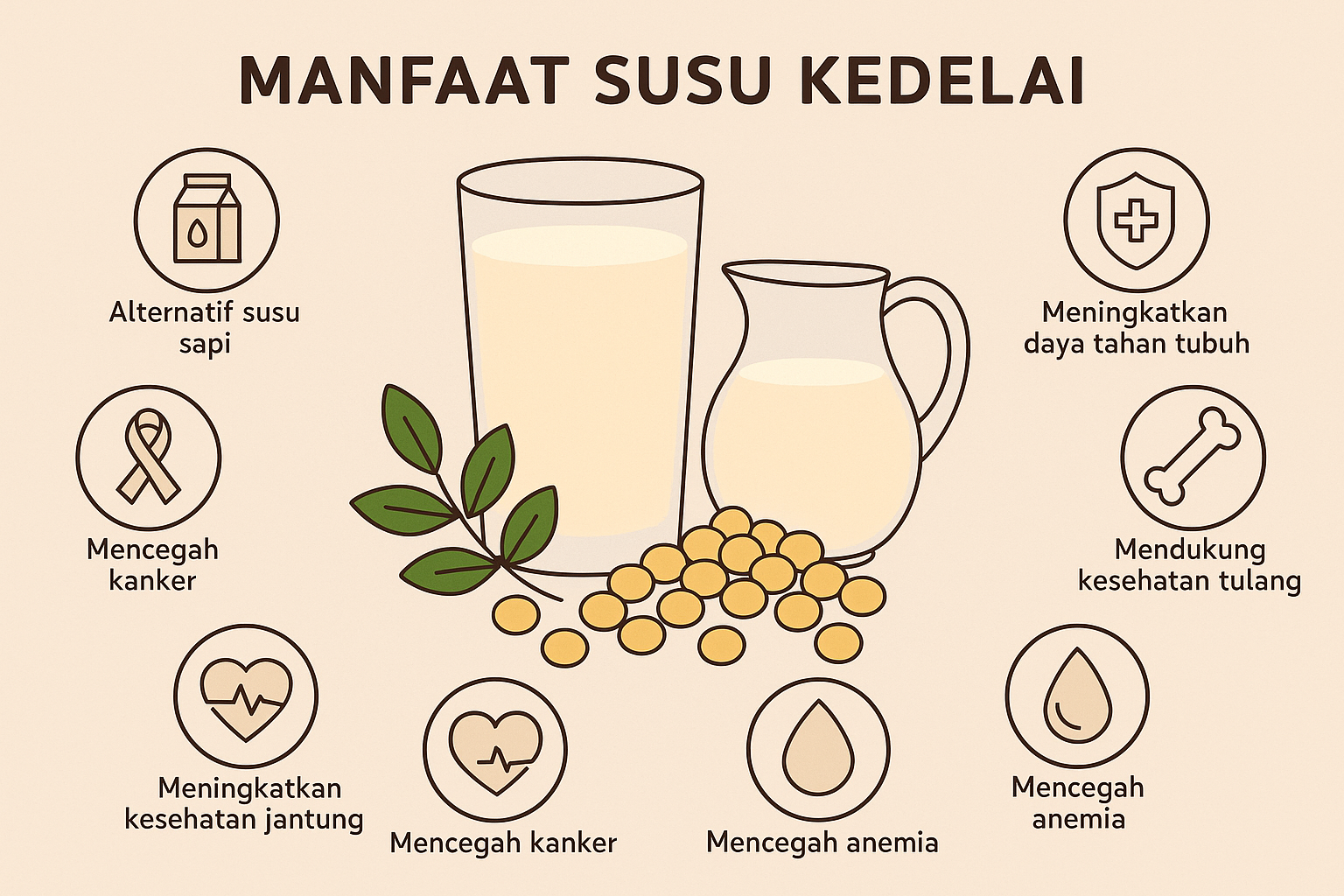 Manfaat Susu Kedelai bagi Kesehatan