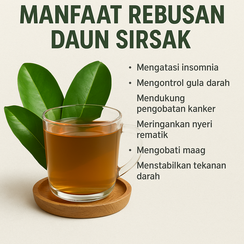 Manfaat Rebusan Daun Sirsak Solusi Alami untuk Berbagai Masalah Kesehatan