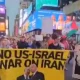 Demo Anti-Perang Menggema di AS, Trump Dijuluki Penjahat Perang